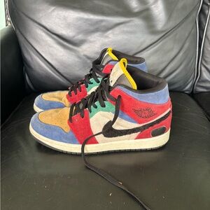 Multicolor High-Top Sneakers air Jordan 1